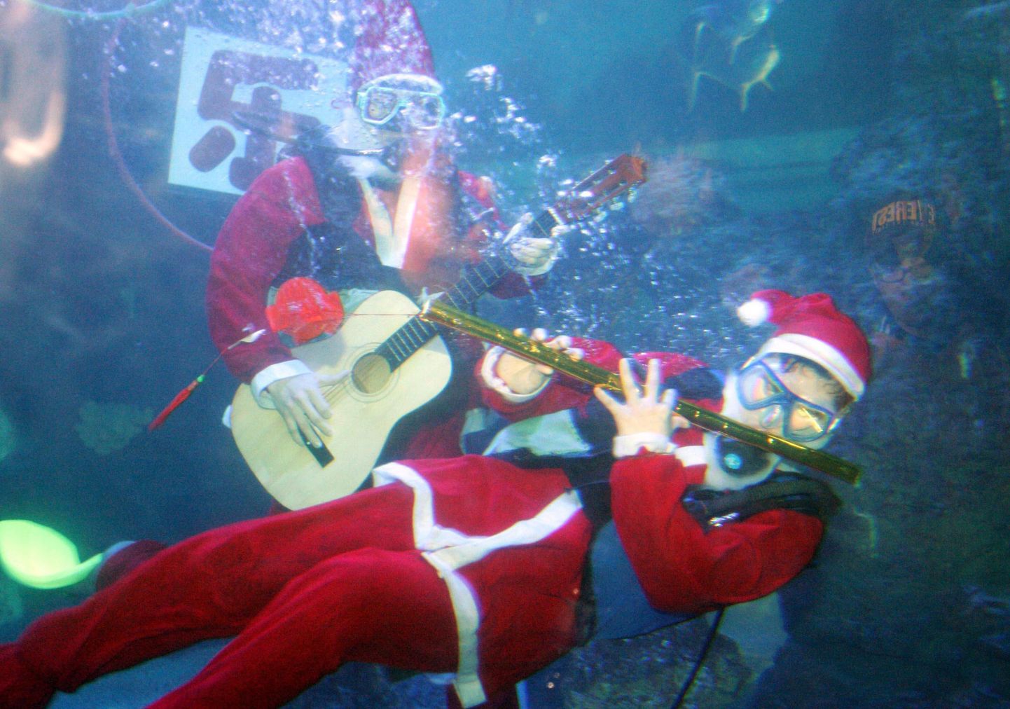 Sukelduvad jõulumehed