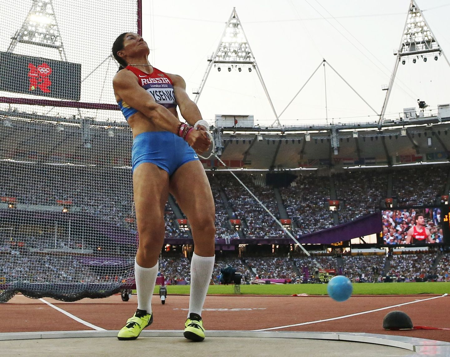 Татьяна Белобородова (Лысенко) на Олимпиаде в Лондоне.