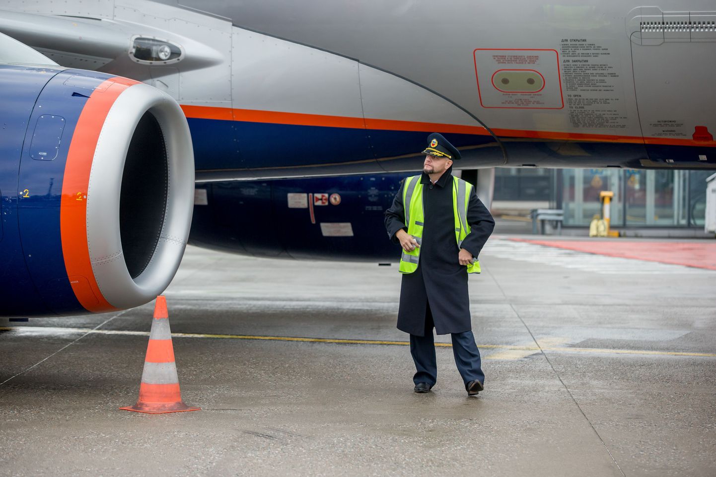 Aeroflotile kuuluv Venemaa reisilennuk Suhhoi Superjet aasta tagasi Tallinna Lennujamas.