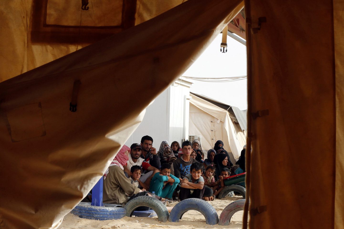 Jordaanias asuv pagulaslaager. Pilt on illustratiivne.