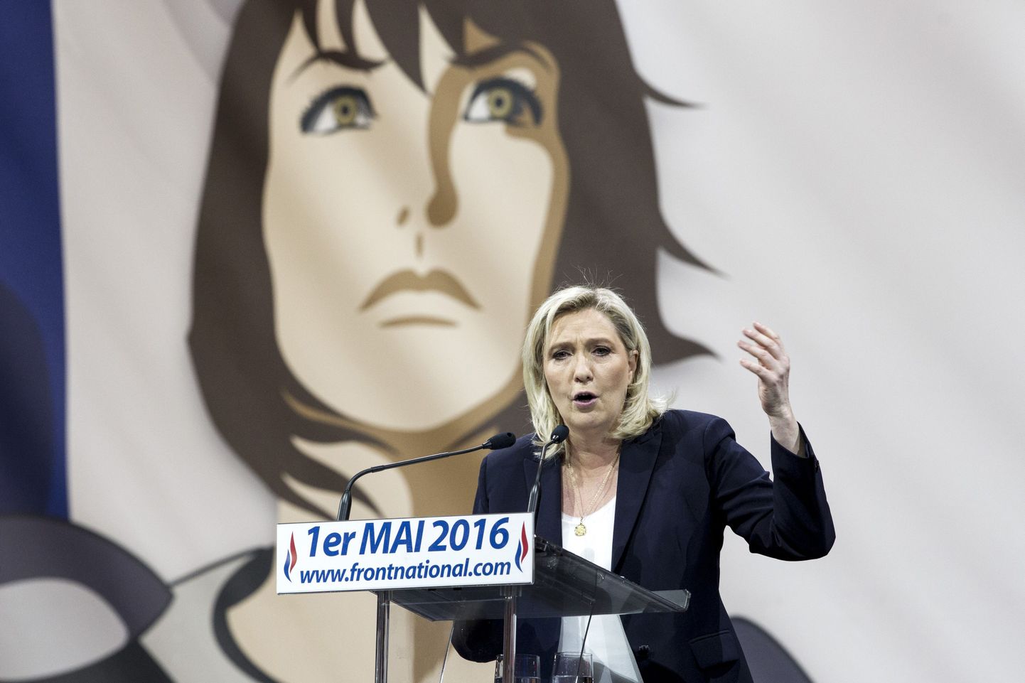 Prantsusmaa Rahvusrinde liider Marine Le Pen
