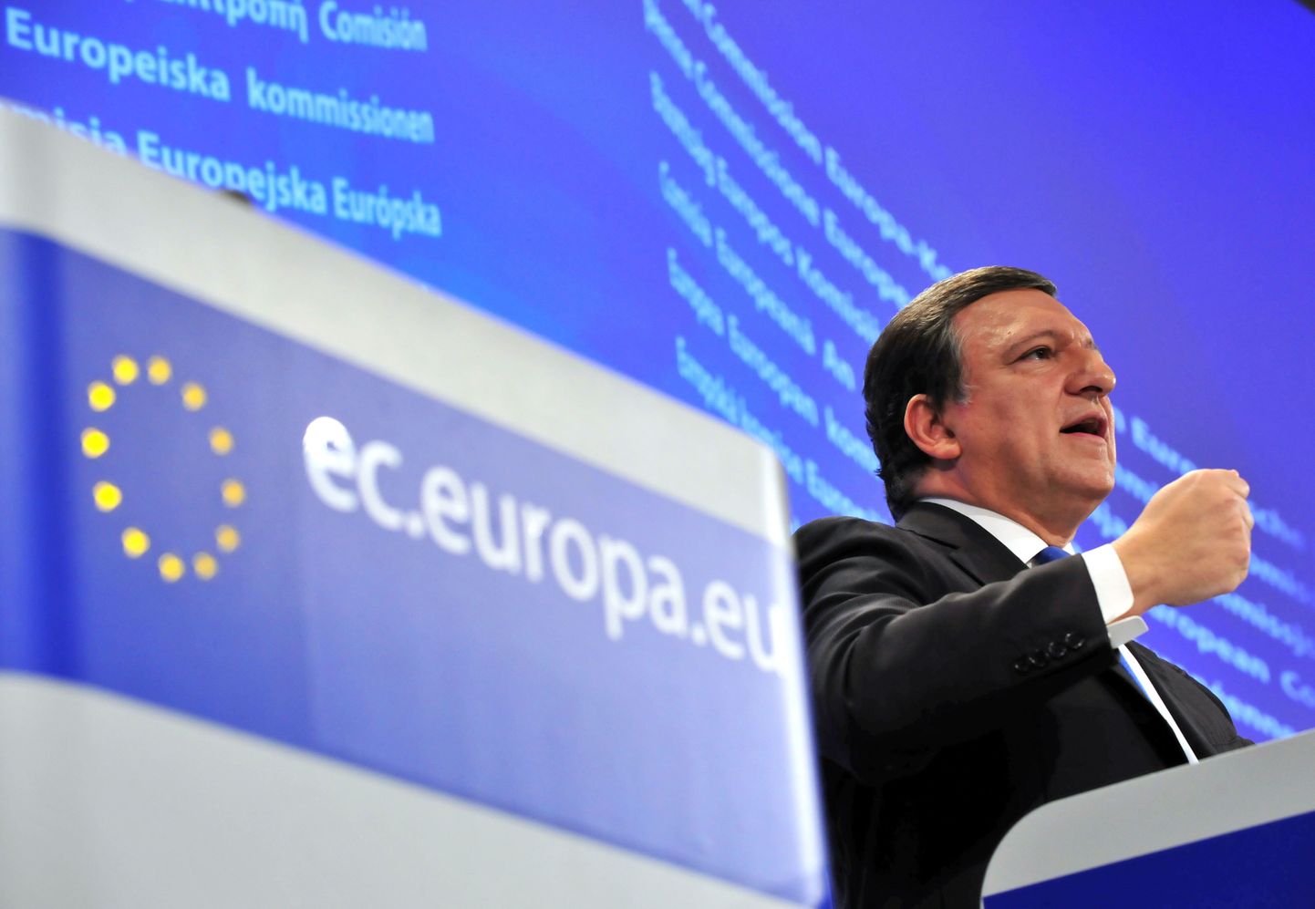 Глава Еврокомиссии Жозе Мануэл Баррозу.