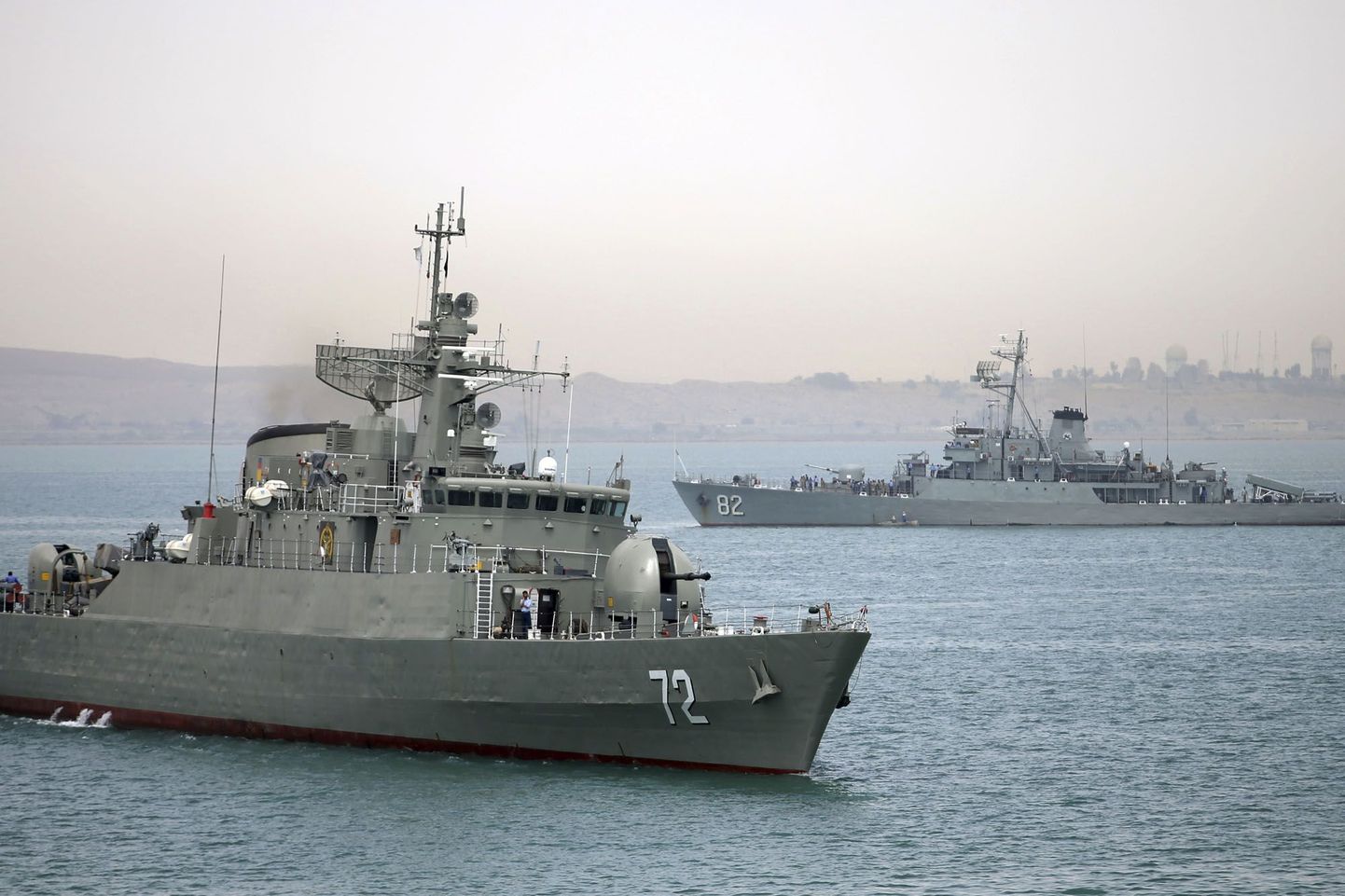 Iraani sõjalaevad. Pilt on illustratiivne