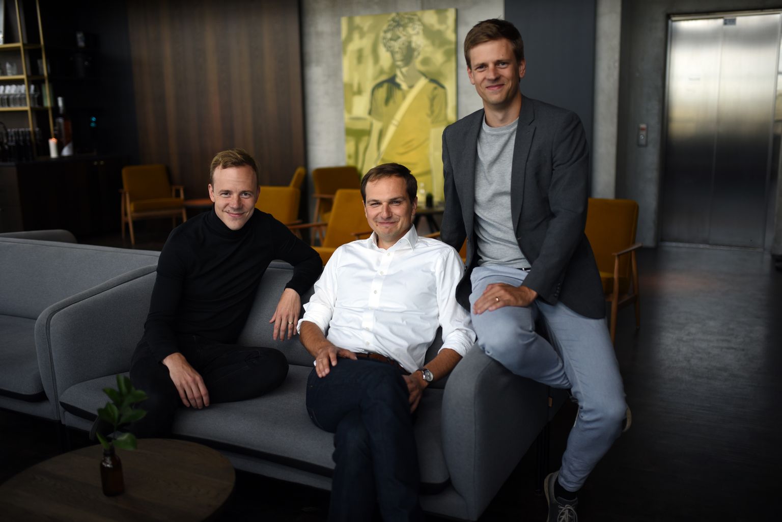 Pactumi asutajad (vasakult) Kristjan Korjus, Martin Rand ja Kaspar Korjus.