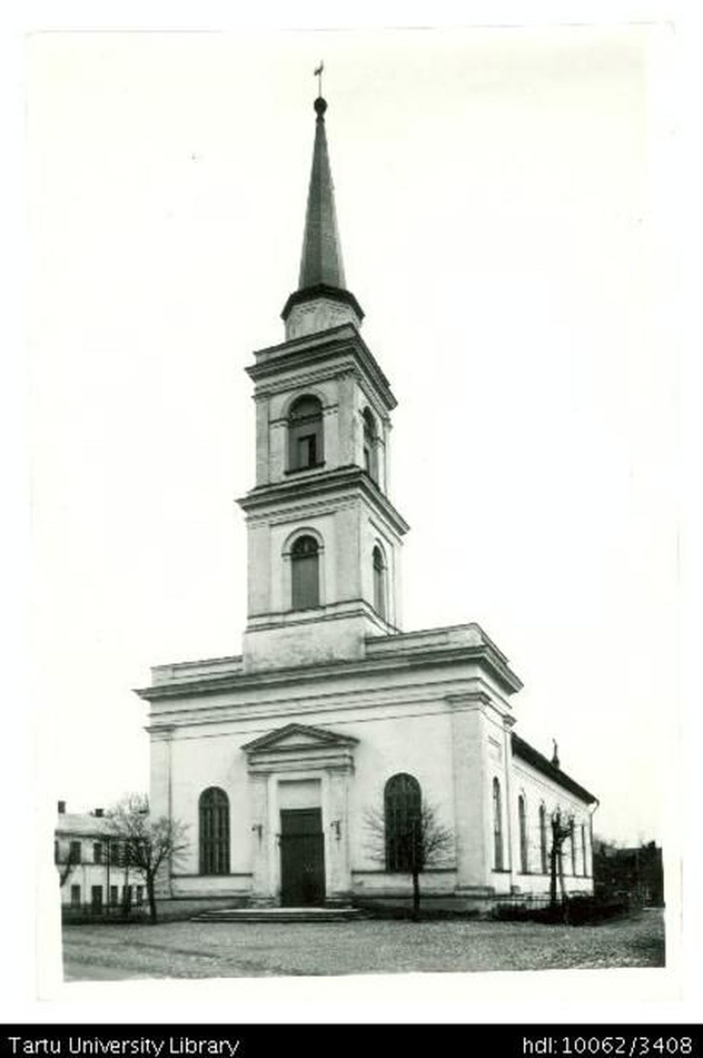 Selline nägi Maarja kirik välja enne Tartu pommitamist Teises maailmasõjas