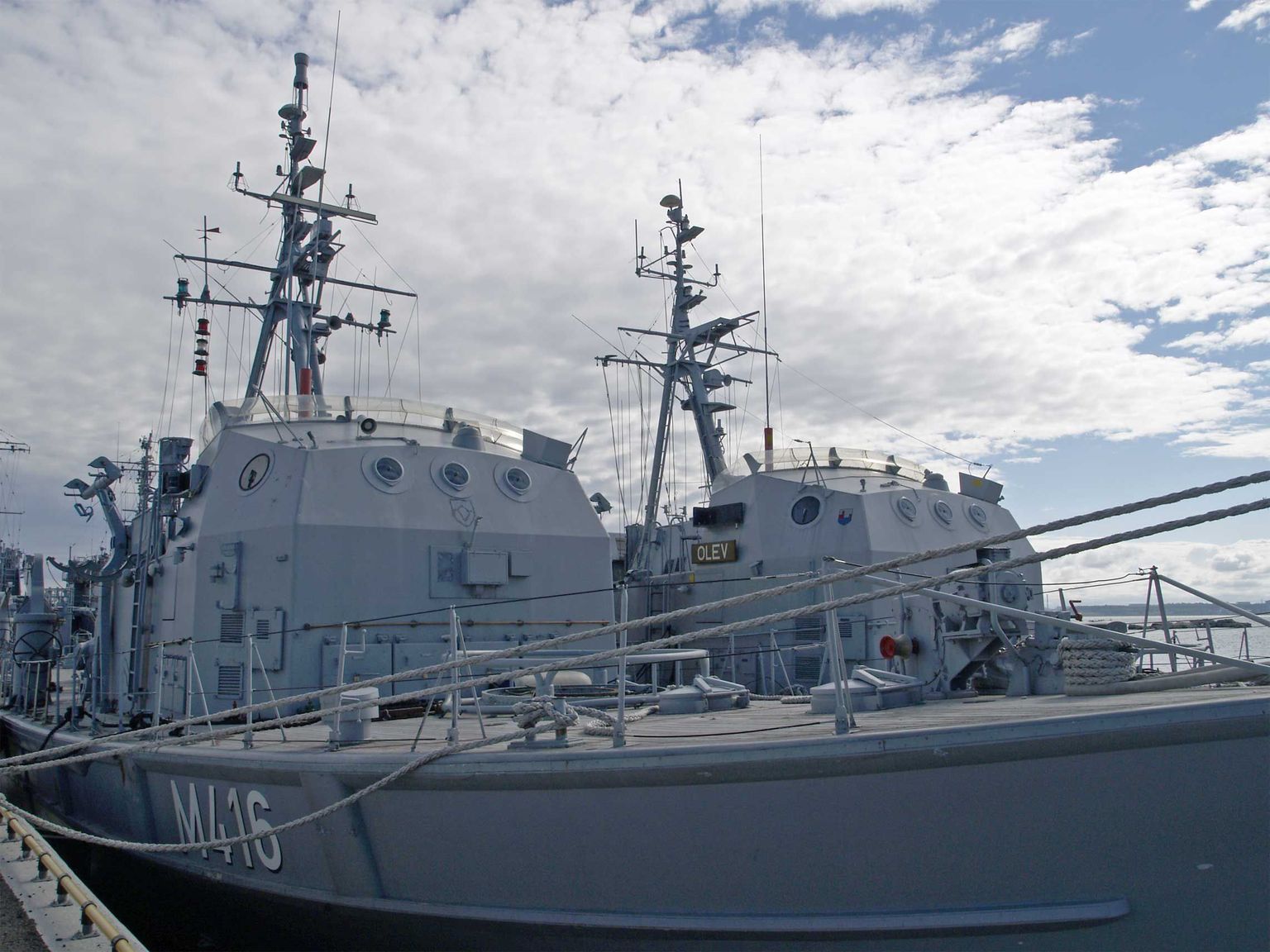 Miinitraalerid «Vaindlo» ja «Olev».