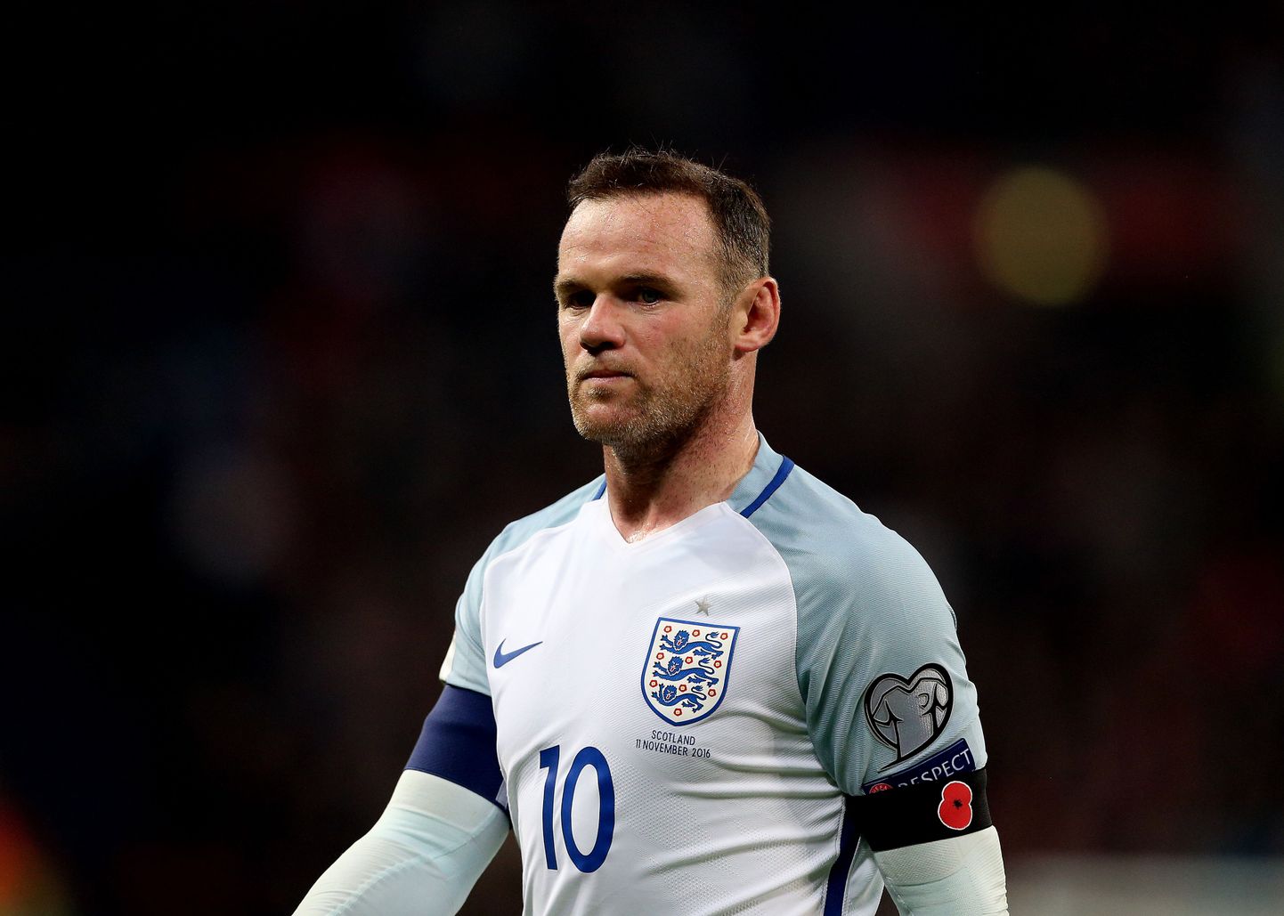 Wayne Rooney of England during the FIFA World Cup Qualifying Group F match at Wembley Stadium, London. Picture date: November 11th, 2016. Pic David Klein/Sportimage via PA Images