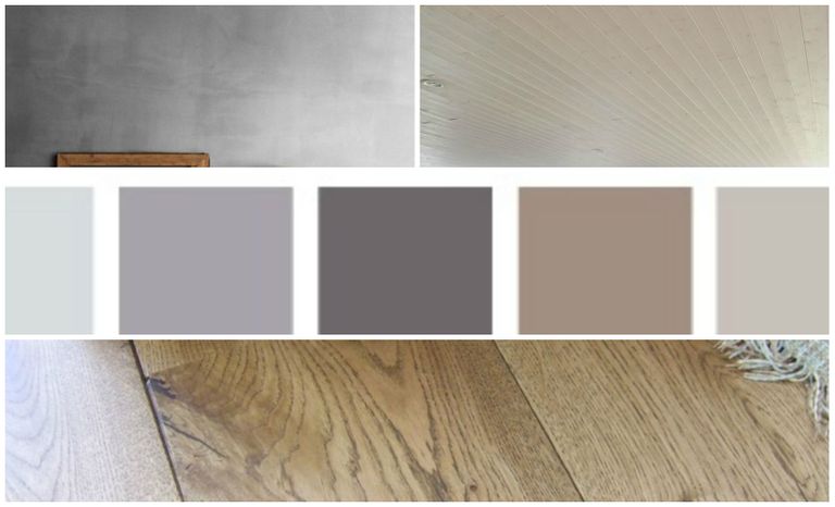 Magamistoa värvipalett - alates valgest puitlaest, seinte erinevatest toonivariantidest kuni õlitatud põrandani