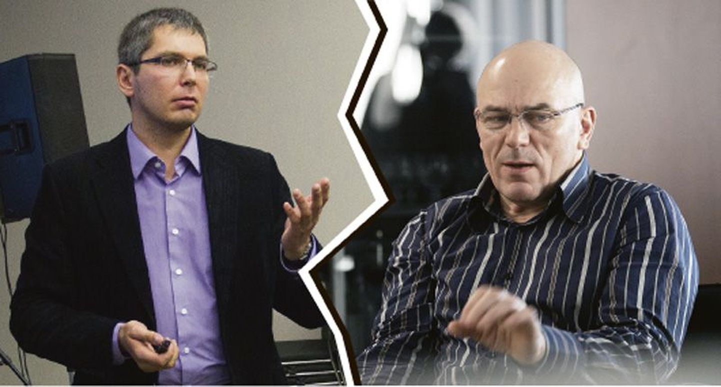 Marko Torm (vasakul) käitub Oleg Grossi hinnangul ettevõtjate suhtes kohatult.