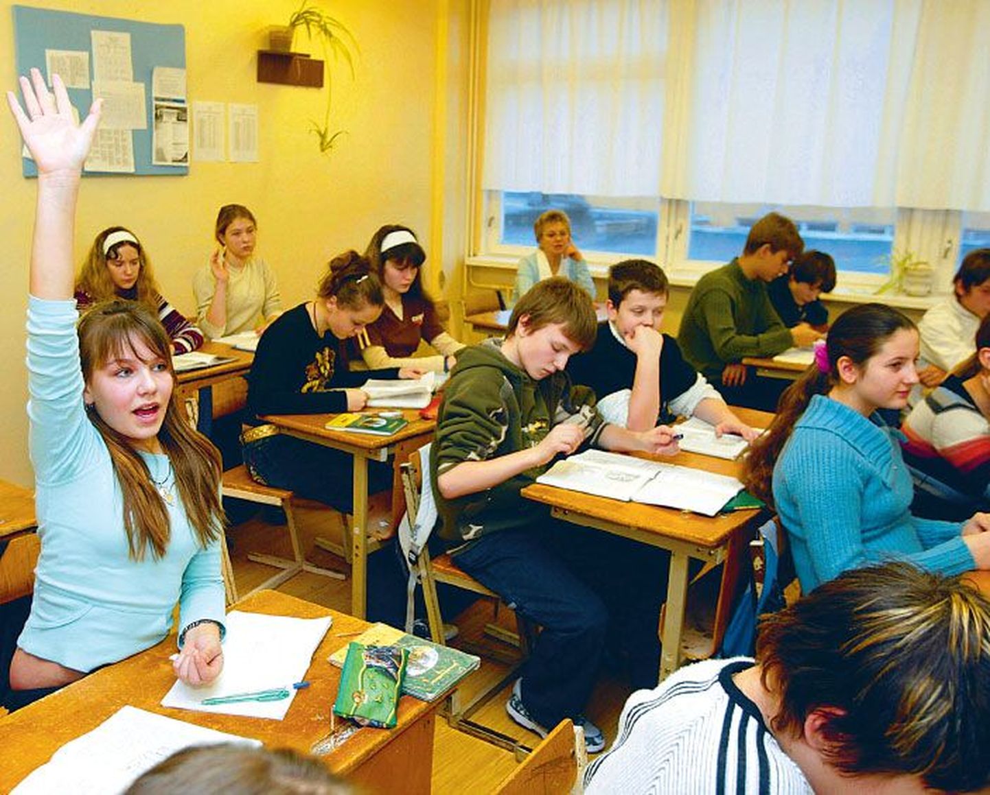 Ученики гимназии Аннелинна.