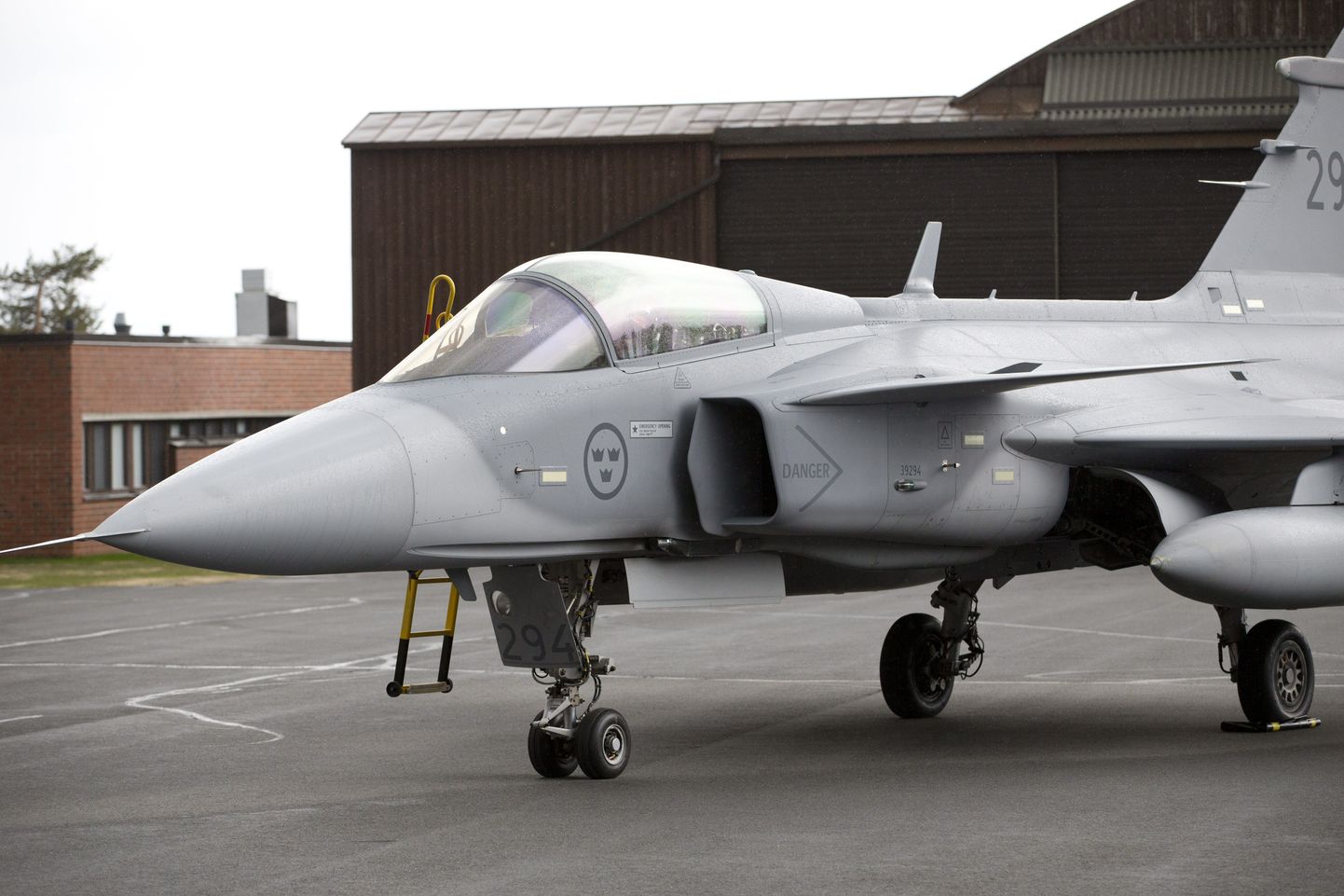 Rootsi hävituslennuk JAS Gripen.