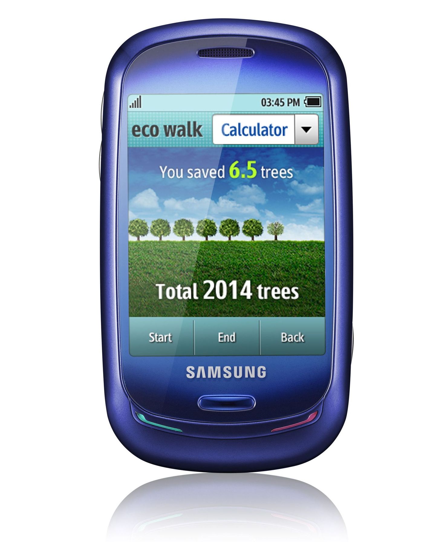Samsungi ökotelefon Blue Earth.
