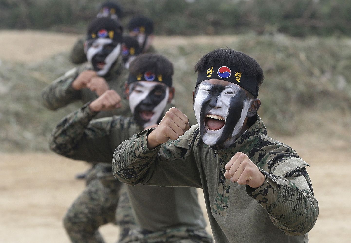 Lõuna-Korea eriväelased.