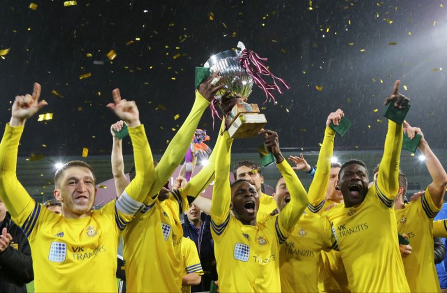 "Ventspils" kluba futbolisti svin uzvaru Latvijas kausa izcīņā