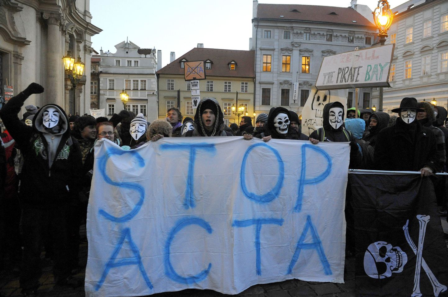 ACTA vastane meeleavaldus Tšehhis.