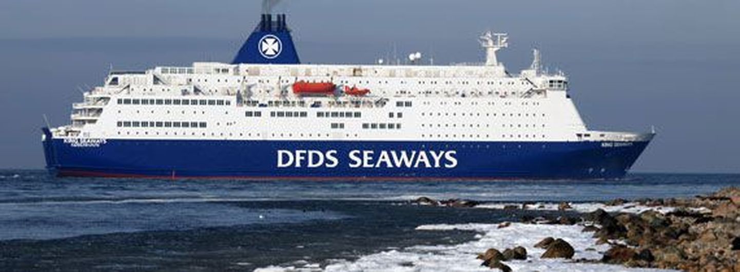 Паром фирмы DFDS - MS King Seaways.