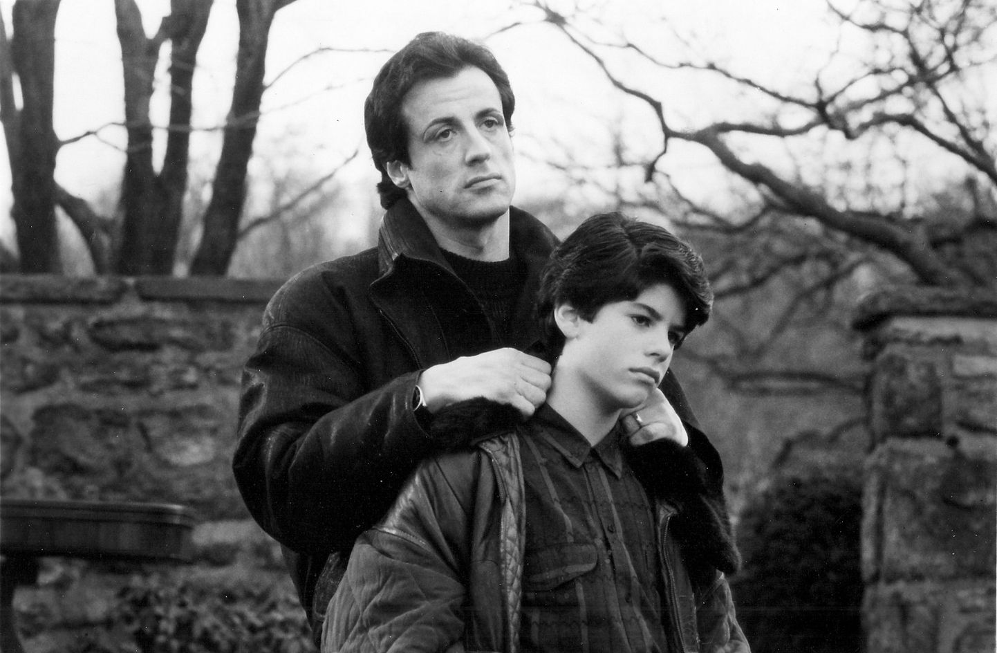 Sylvester Stallone ja Sage Stallone 1990. aasta filmis "Rocky V"
