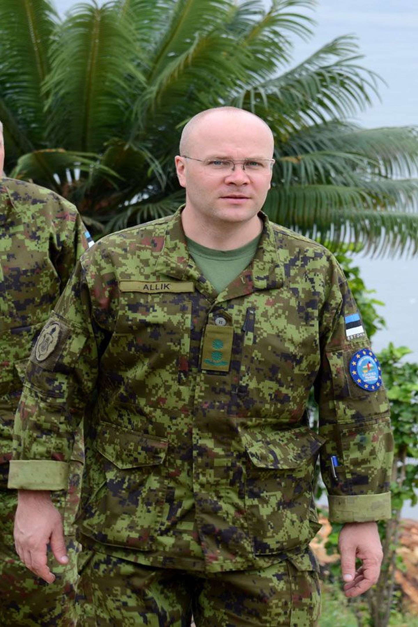 Подполковник Стен Аллик в Центральноафриканской Республике.
