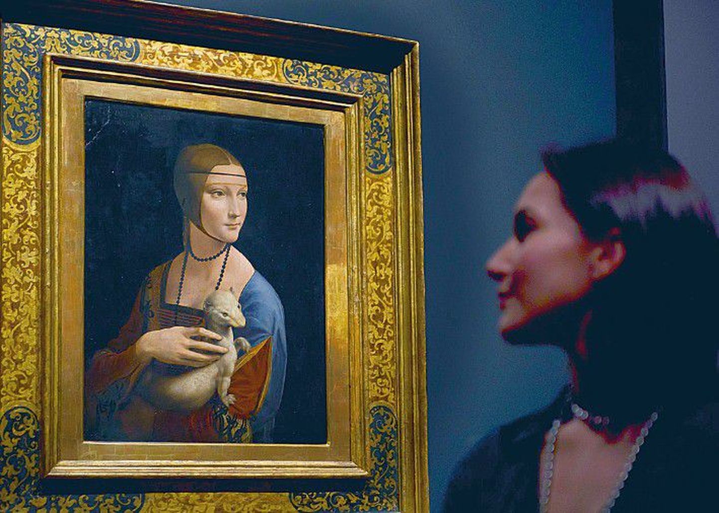 Картина Леонардо да Винчи «Дама с горностаем».