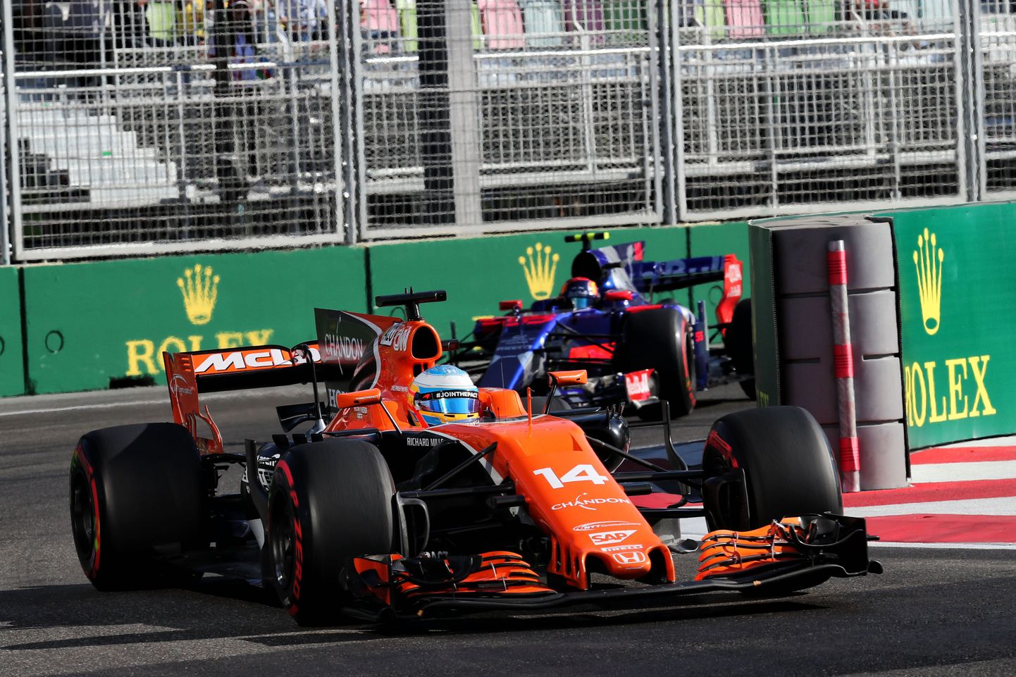 Fernando Alonso Aserbaidžaanis toimunud Bakuu GP-l.