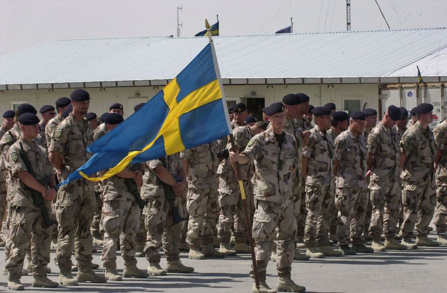 Rootsi sõdurid.