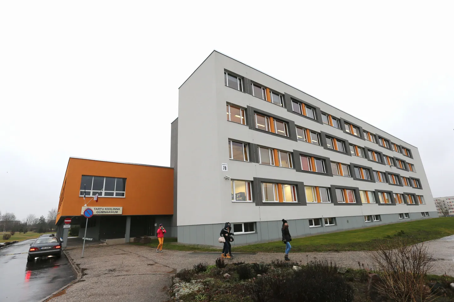 Tartu Kivilinna gümnaasiumi kõrgemate klasside maja, mis hakkab tulevikus kandma Kristjan Jaagu nime.