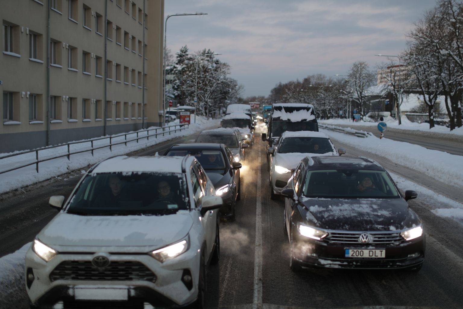 Hommikune ummik Hipodroomi lähistel