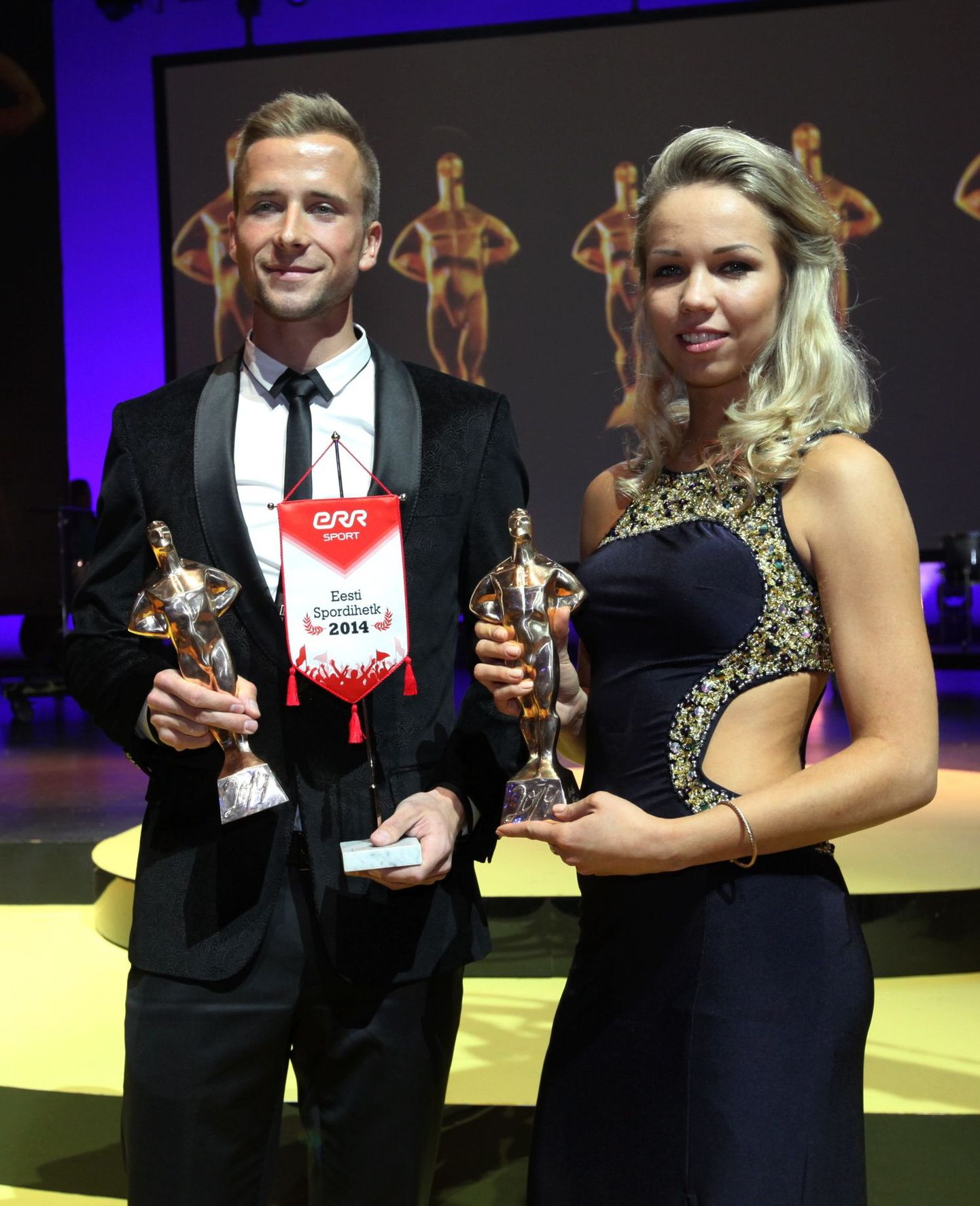 2014 aasta parimas sportlased Rasmus Mägi ja Erika Kirpu