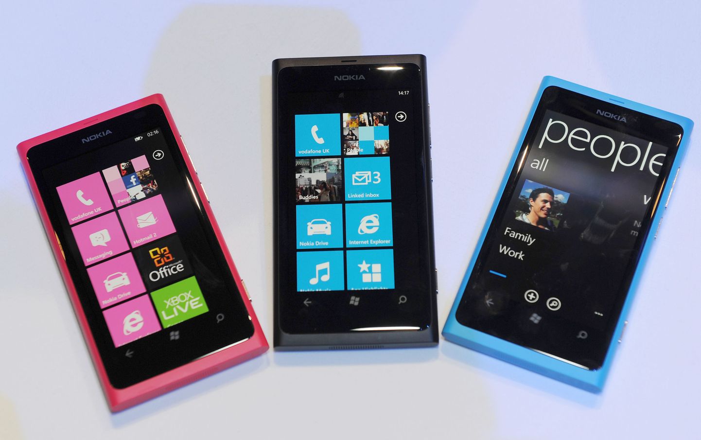 Nokia Lumia 800 telefonid.