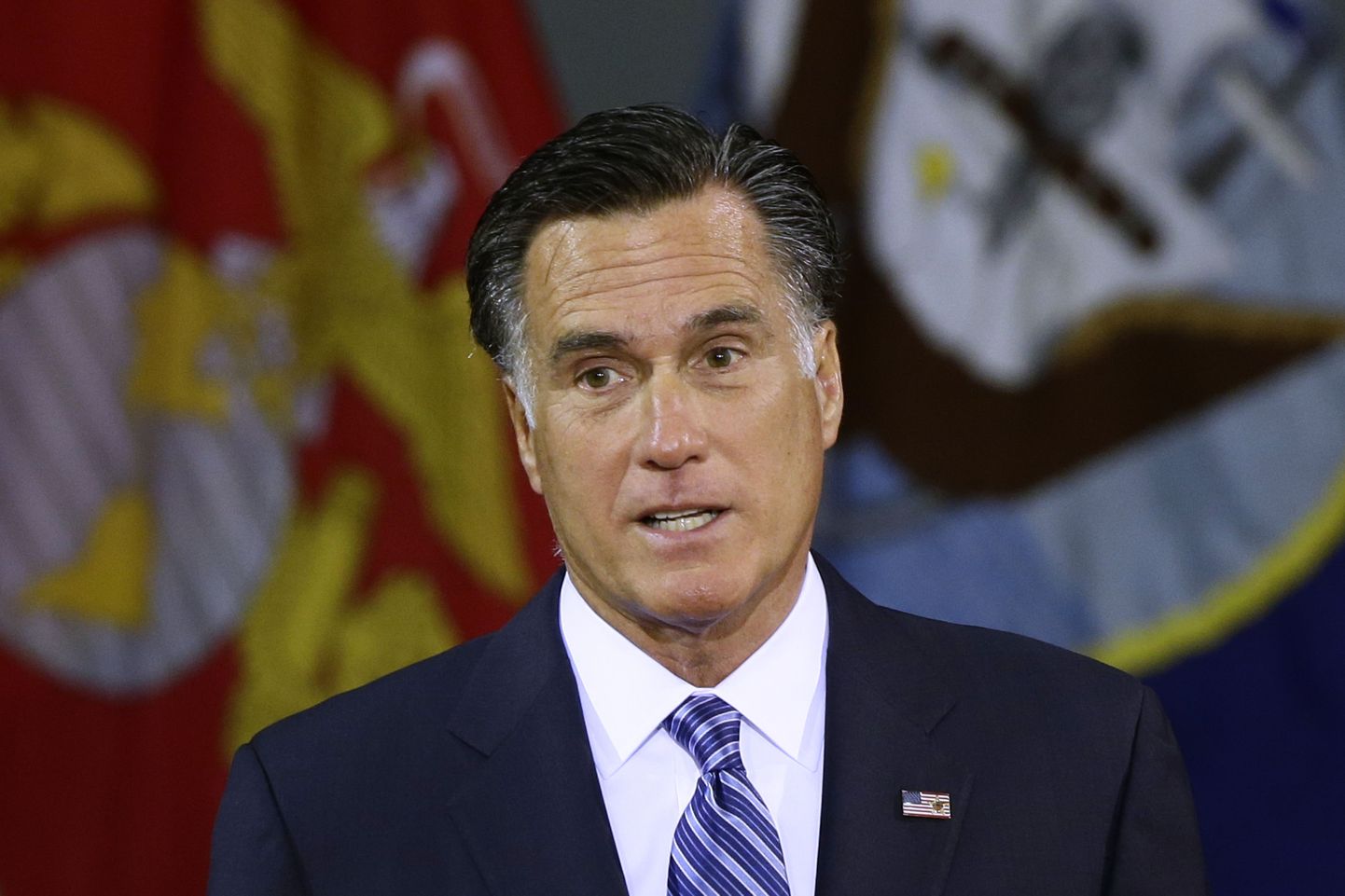 USA vabariiklaste presidendikandidaat Mitt Romney pidas täna Virginia sõjaväeinstituudis olulise välispoliitilise kõne.