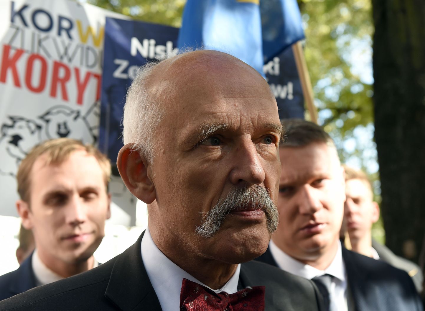 Poola Europarlamendi liige Janusz Korwin-Mikke.