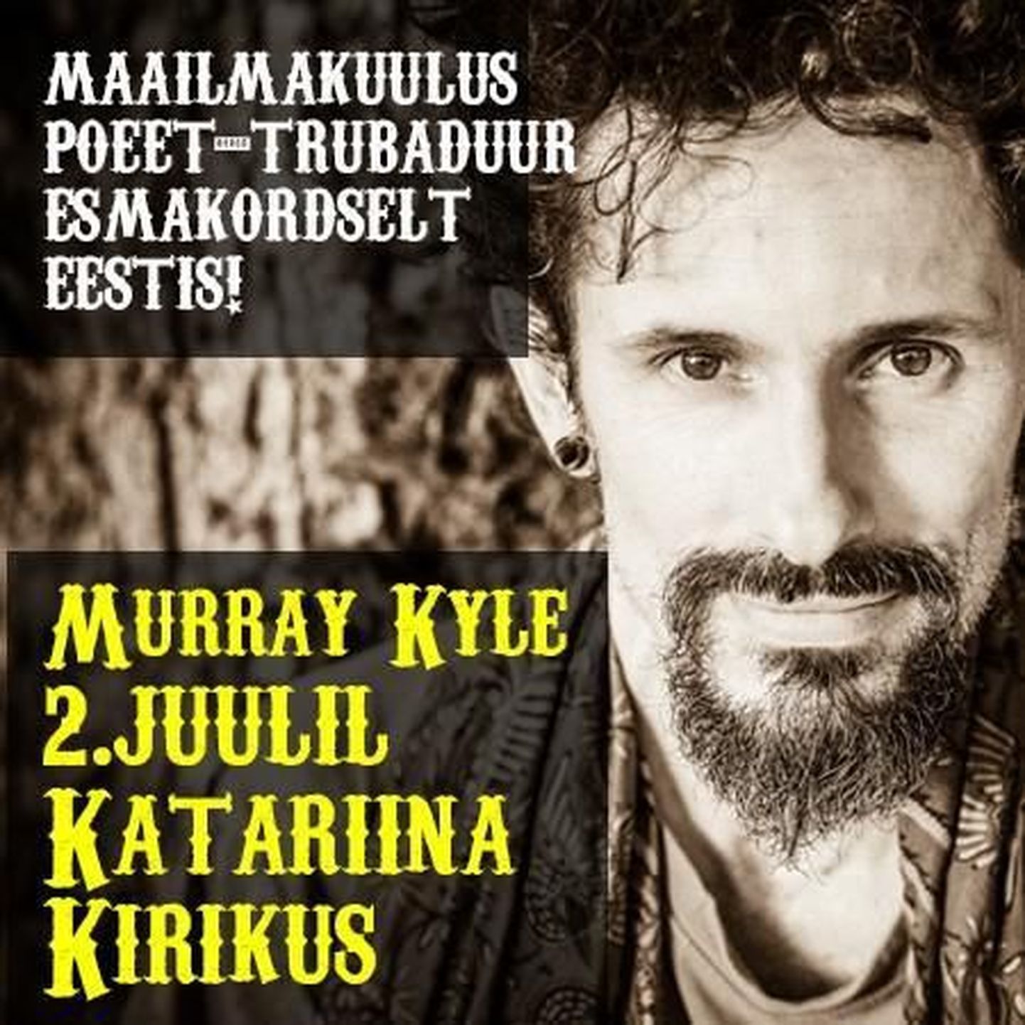 Sakala Keskuses esineb täna algusega kell 18 Austraalia laulušamaan Murray Kyle.