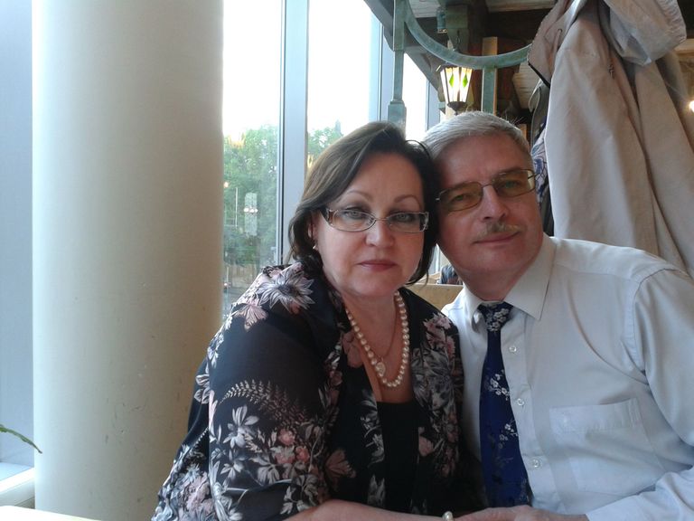 Andrei Kuzitškin ja tema abikaasa Ljudmila Tallinnas. Foto: