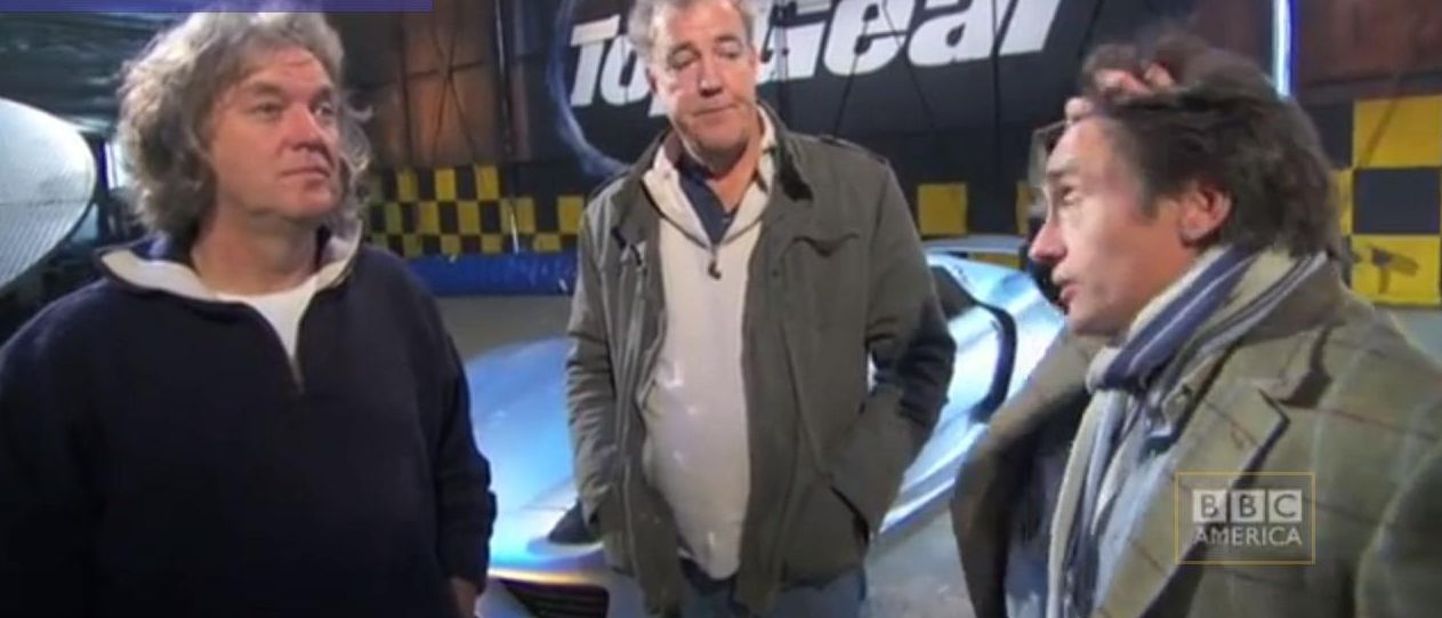 «Top Gear» saatejuhid James May, Jeremy Clarkson ja Richard Hammond