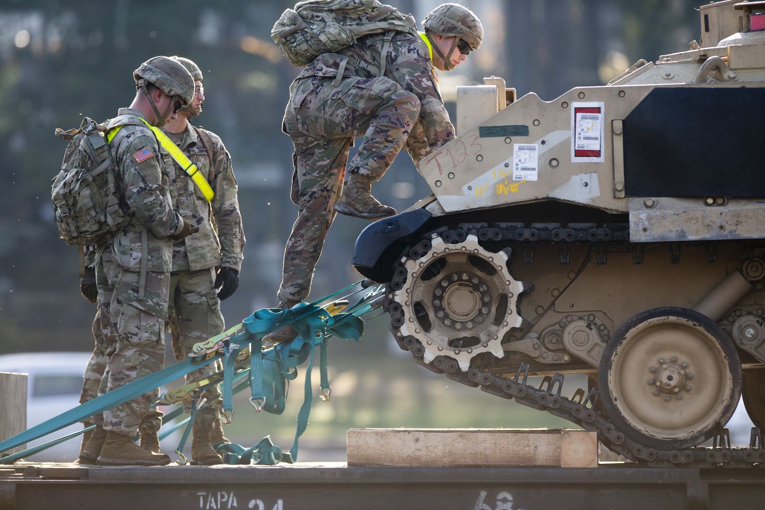 Американские военные в Литве.