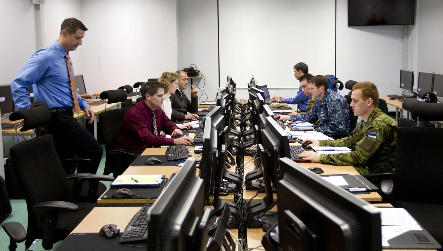 Центр киберзащиты во время учений Cyber Coalition.