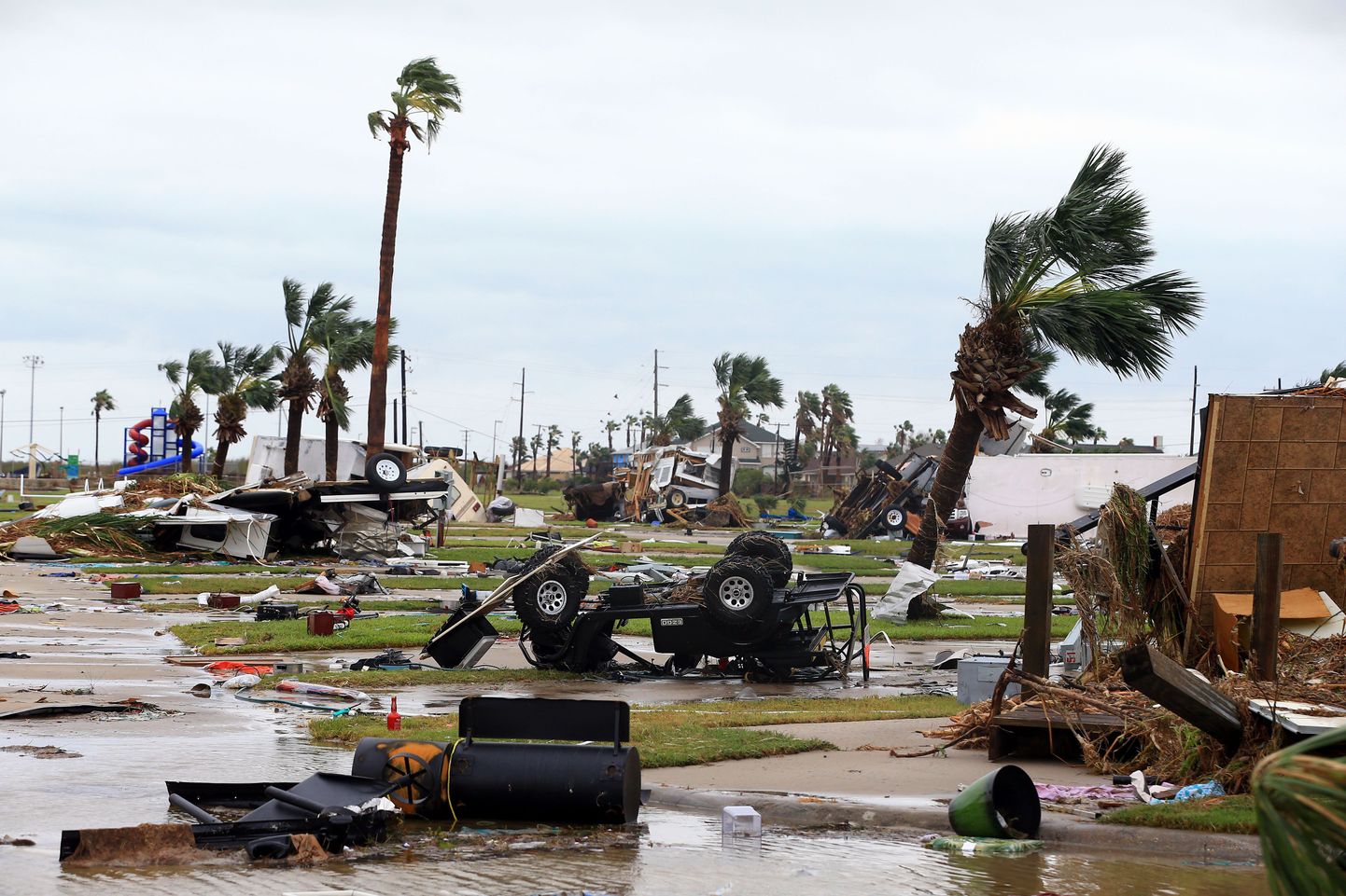 Hävinenud haagiselamud Texase osariigis Port Aransases.