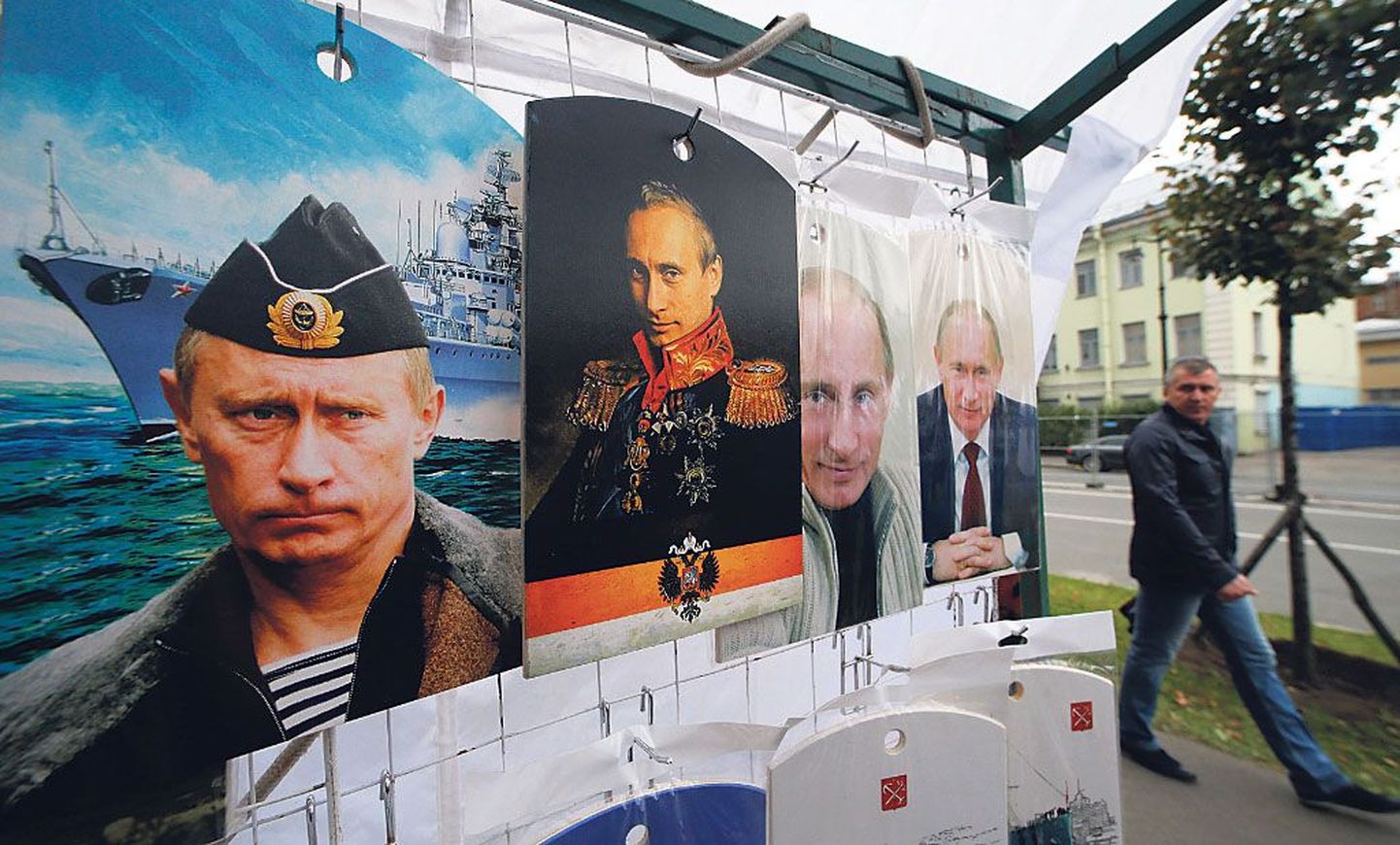 Vladimir Putini isikukultus Venemaa linnapildis ületab juba praegu kõvasti kunagise Stalini kummardamise.