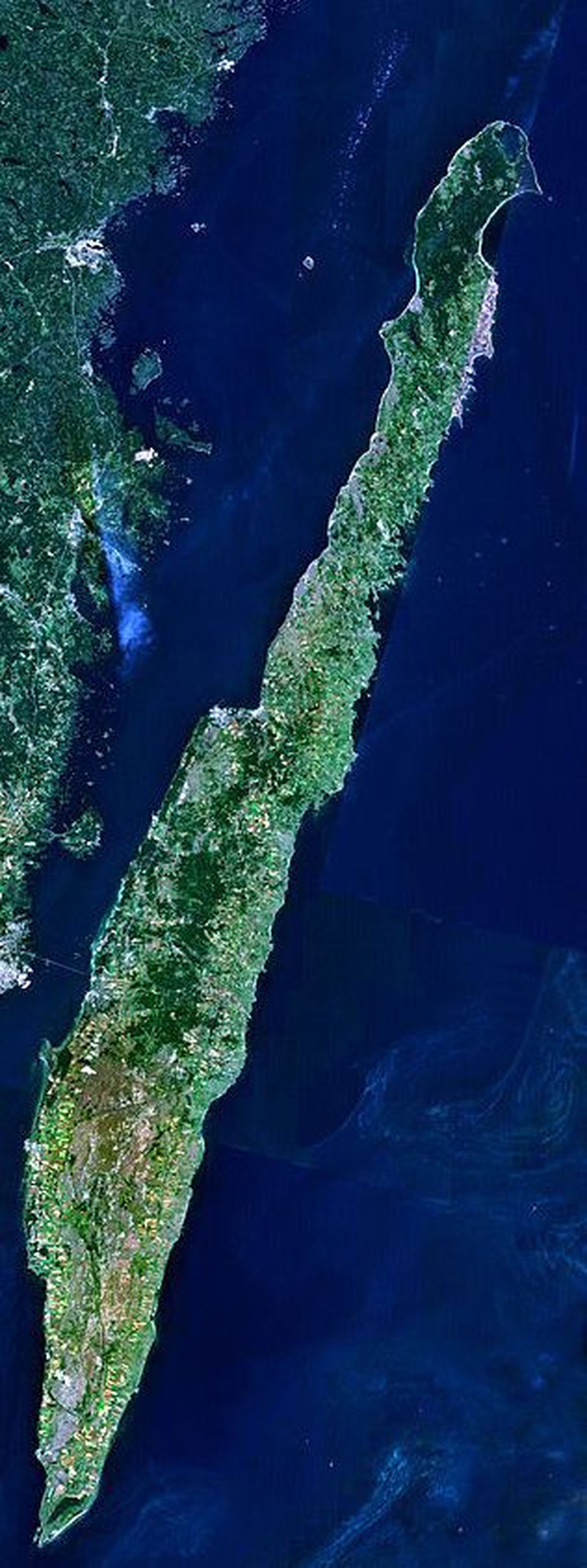 Ölandi saar satelliidifotol