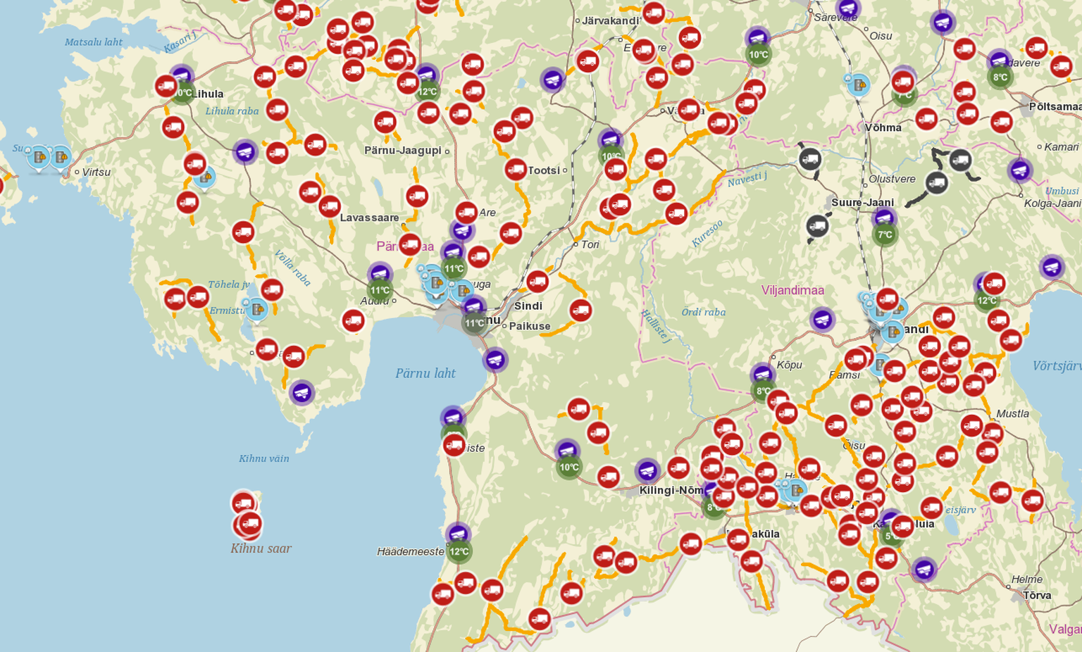 Transpordiamet on kehtestanud paljudel teedel massipiirangu.