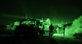 Nighttime patrol where societies clash