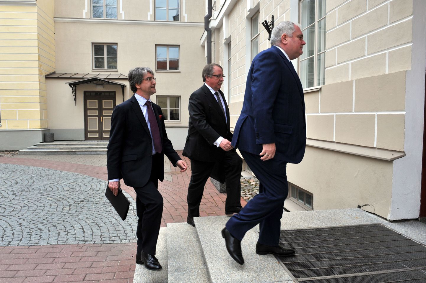 Nordstream esindajad 2012. aastal teel kohtumisele toonase Eesti peaministri Andrus Ansipiga.