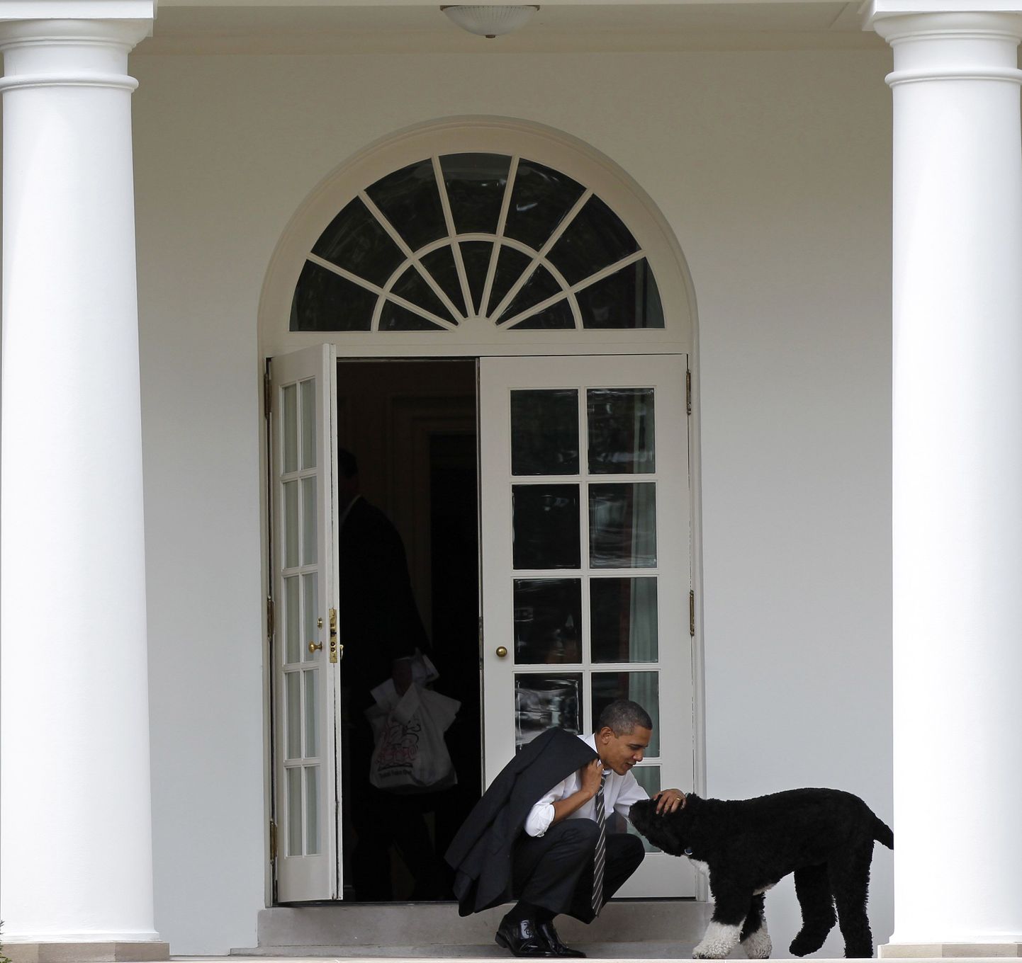 President Obama koeraga.