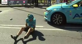 Video: Tanel Kangert katkestas õudse kukkumise tõttu Giro d'Italia