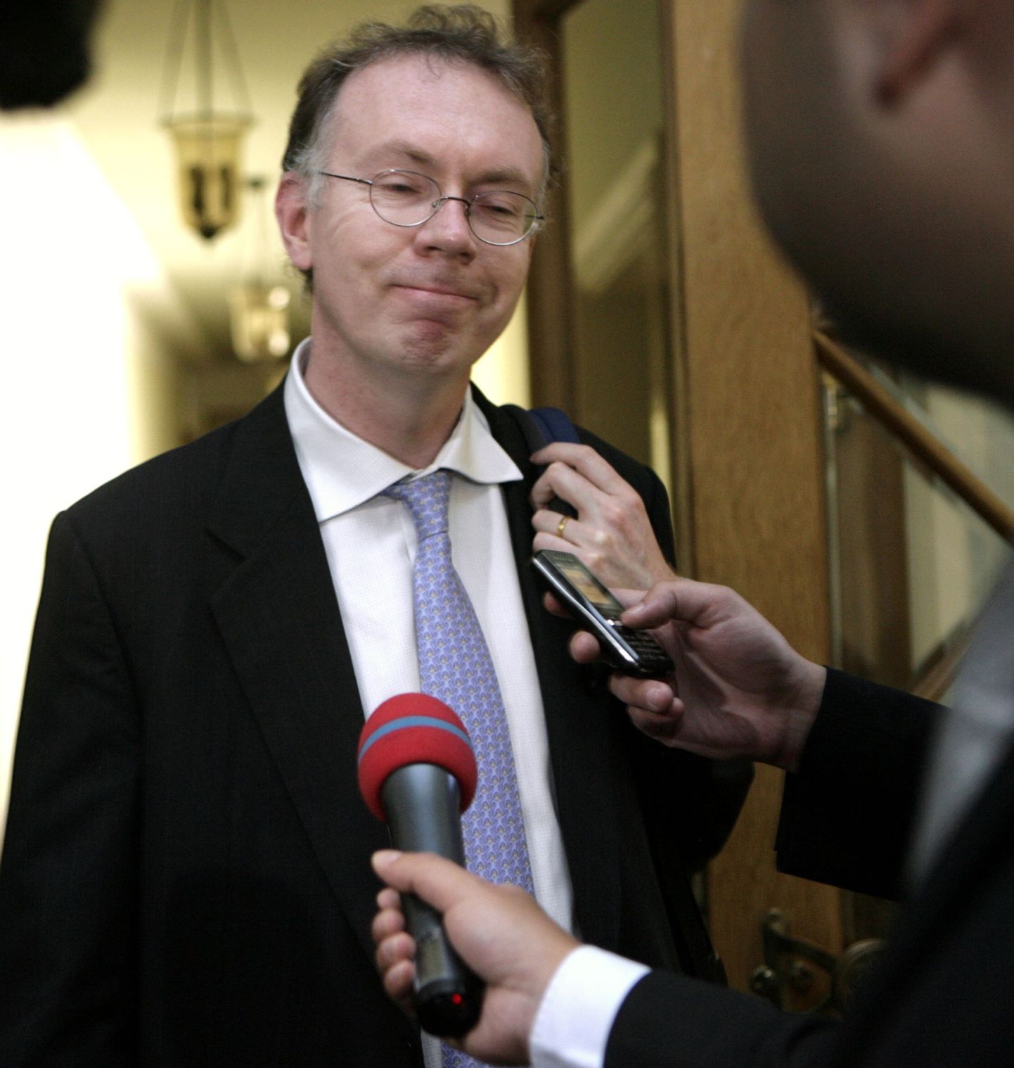 IMFi Läti missiooni juht Mark Griffiths juulikuisel missioonil.