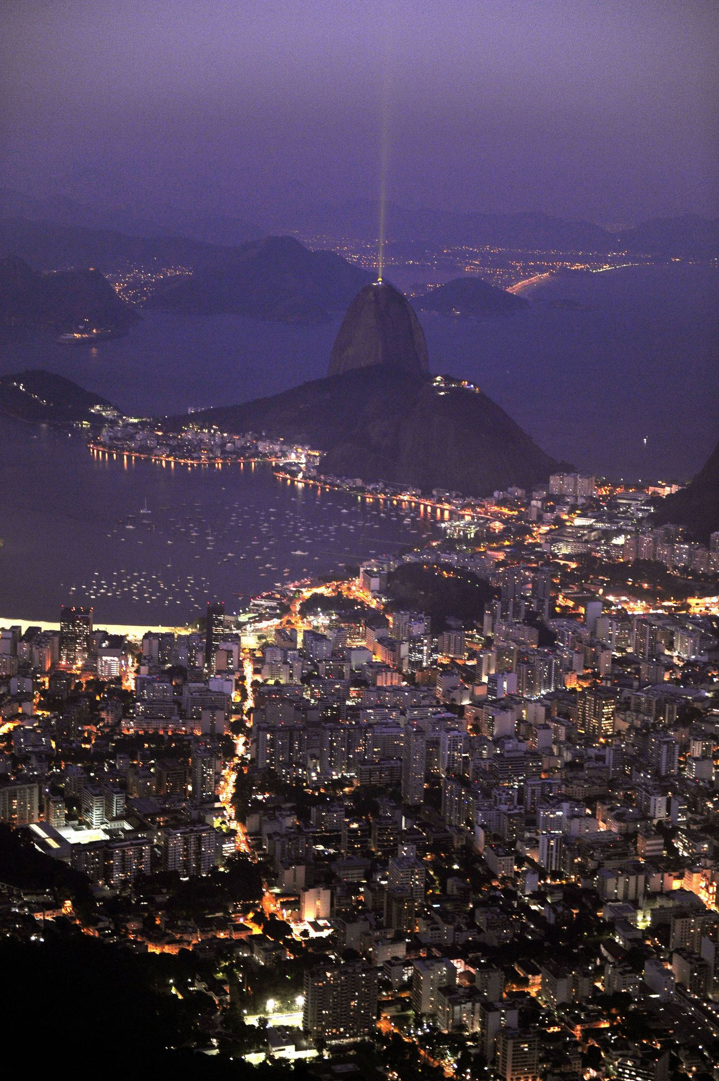 Вид на Рио-де-Жанейро.