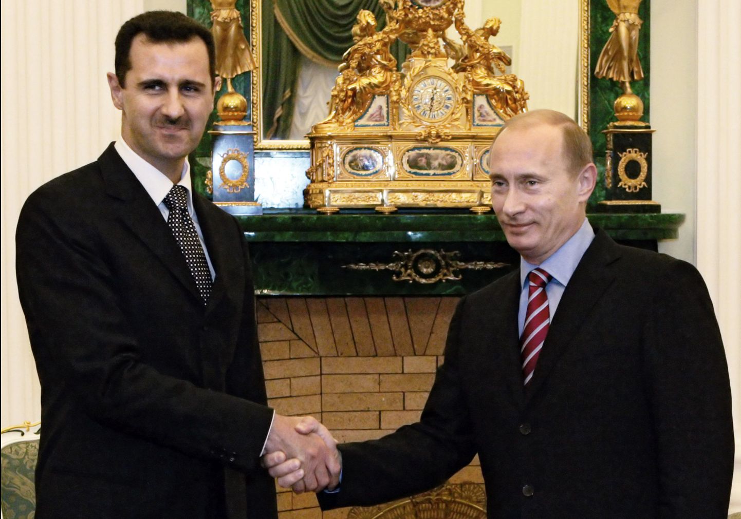 Süüria president Bashar al-Assad ja Venemaa president Vladimir Putin 2006. aastal Kremlis.