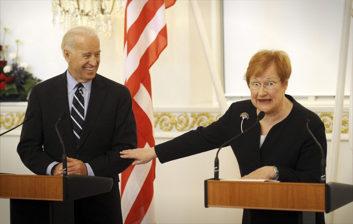 Tarja Halonen ja Joe Biden