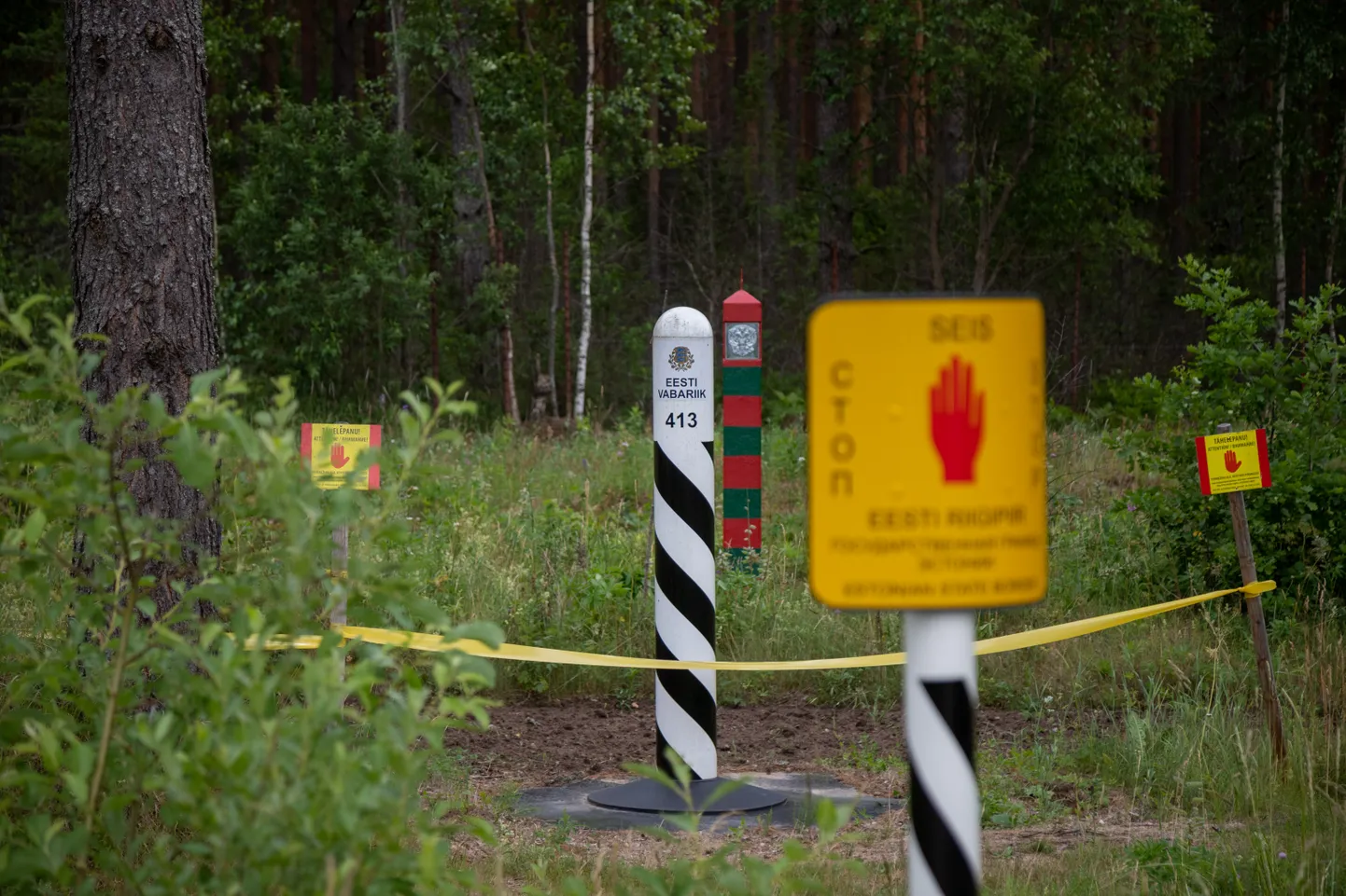 Estonian-Russian border.