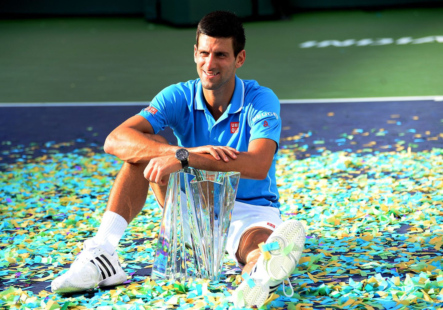 Novak Djokovic täiendas auhinnakappi uhke karikaga